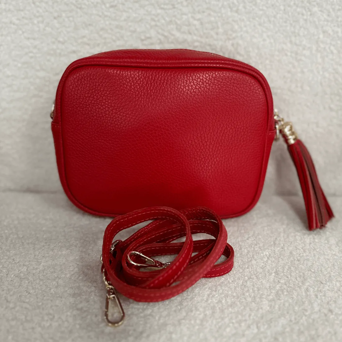 Silvia leather crossbody bag