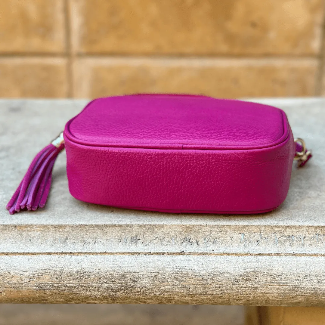Silvia leather crossbody bag