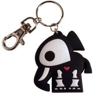 Skelanimals Elle the Elephant (Glow in the Dark) Keychain