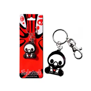 Skelanimals Pudge (Glow in the Dark) Keychain