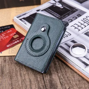 Smart Credit Cart Wallets w/ RFID-Blocking Technology &  AirTag Case