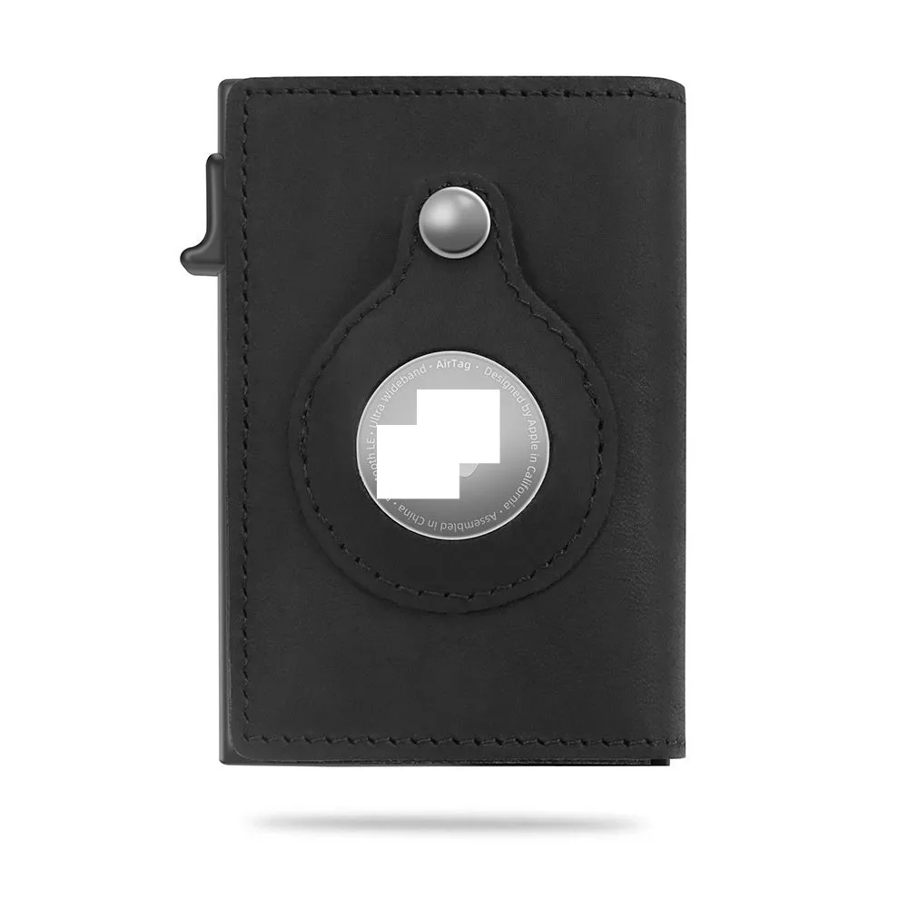 Smart Credit Cart Wallets w/ RFID-Blocking Technology &  AirTag Case