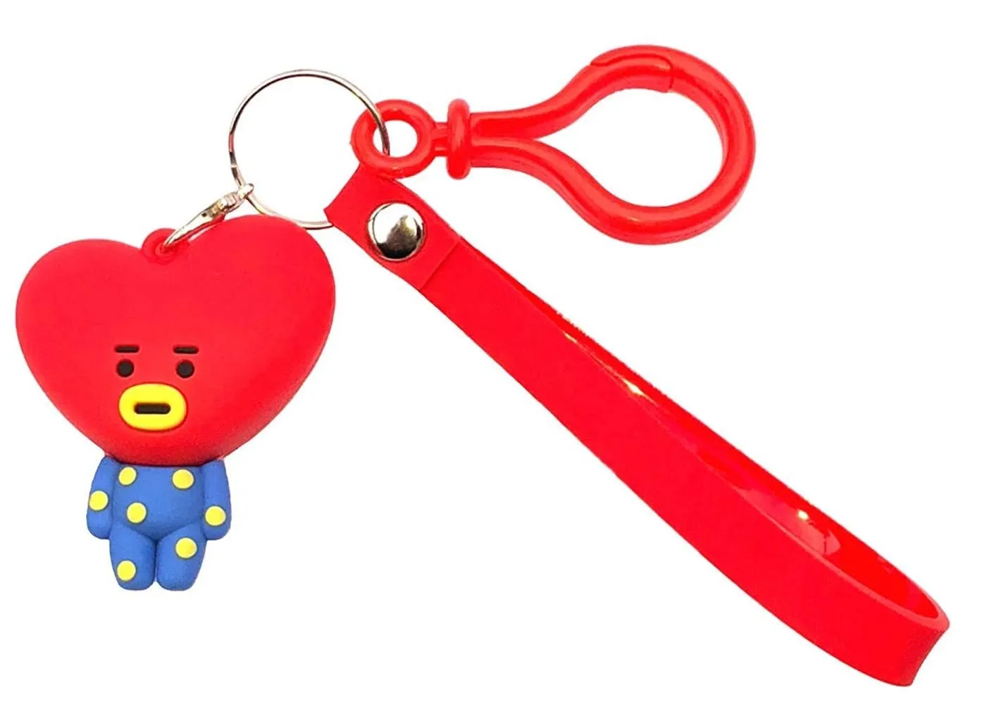 Tata BT21 Keychain with Hook & Strap | Tata With Hook)