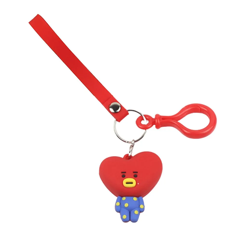 Tata BT21 Keychain with Hook & Strap | Tata With Hook)