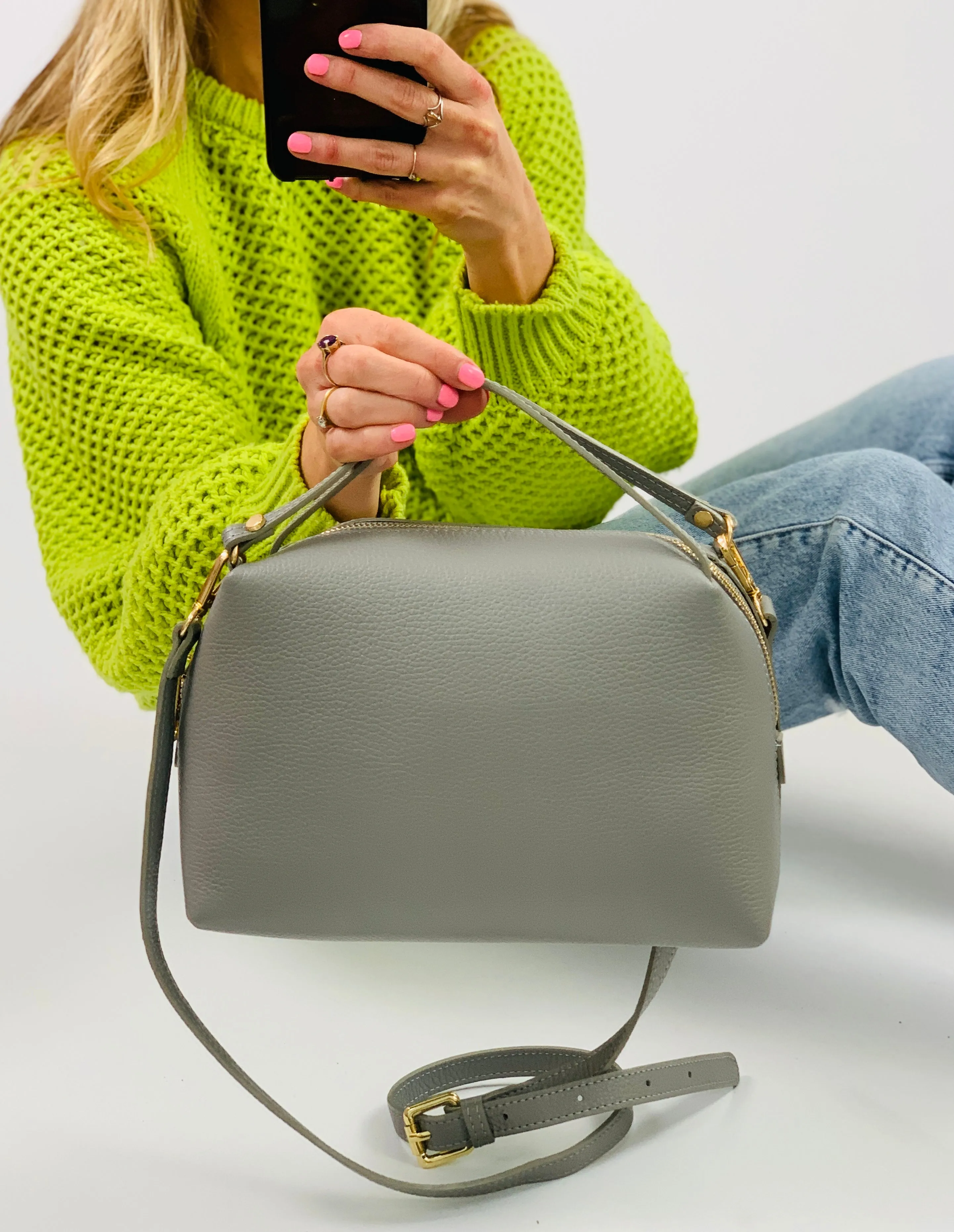 The Firenze Crossbody Grey