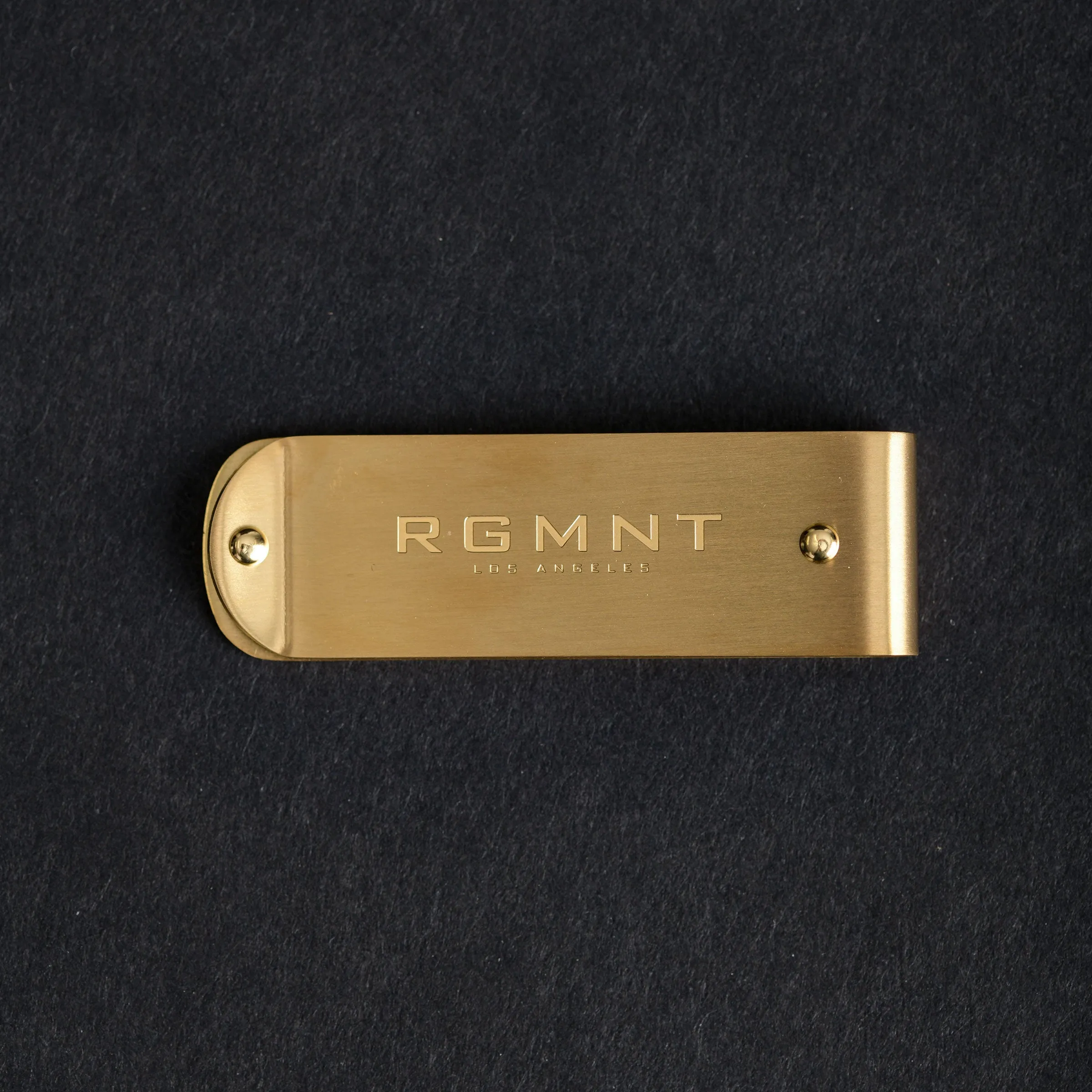 The Signature Money Clip - Matte Gold RG505
