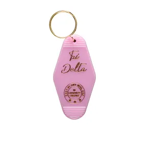 Tri Delta Motel Keychain