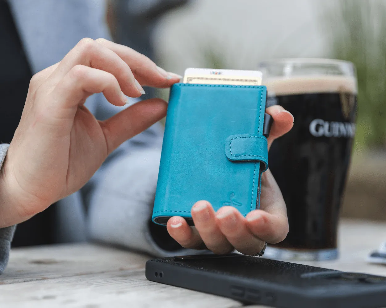 Vintage Leather Smart RFID Wallet