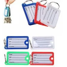 Writeable Name And Address Key Tags -12 Pcs Pack