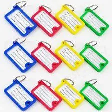 Writeable Name And Address Key Tags -12 Pcs Pack