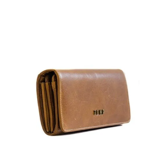 Zemp Claire 10 CC Wallet-Purse | Waxy Tan