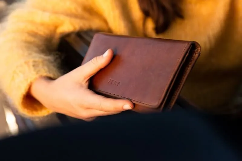 Zemp Claire 10 CC Wallet-Purse | Waxy Tan