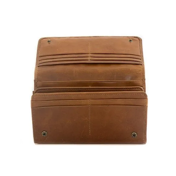 Zemp Claire 10 CC Wallet-Purse | Waxy Tan
